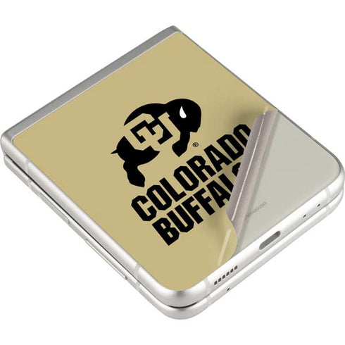 University of Colorado CU Collegiate Text Galaxy Z Flip4 5G Skin